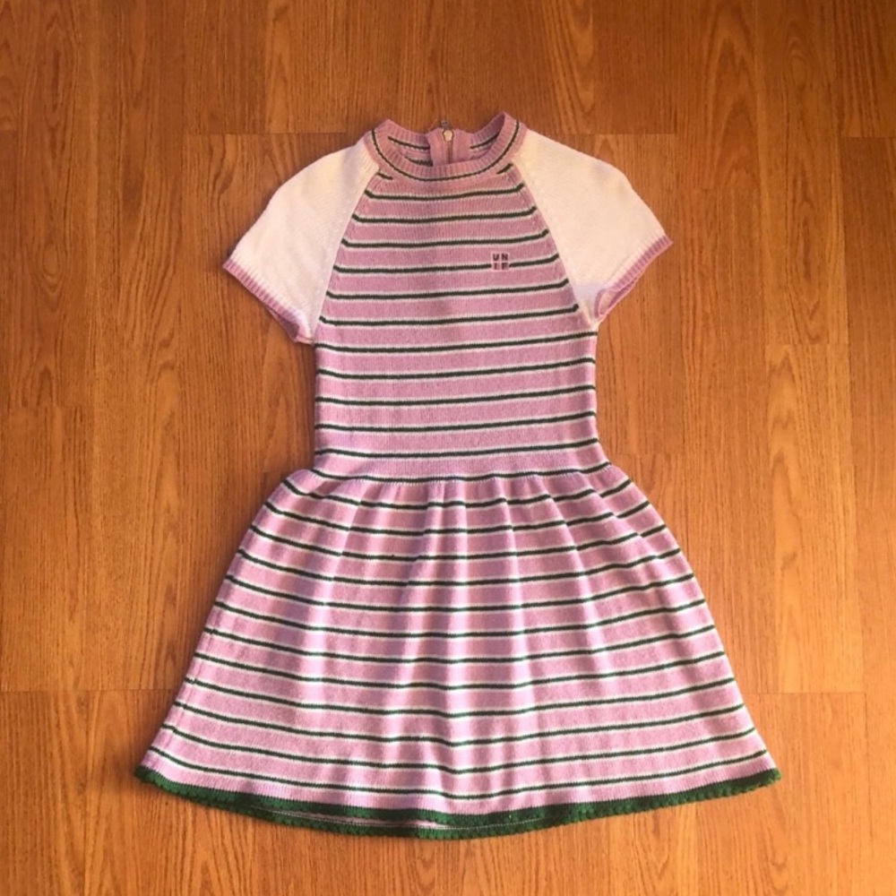 Unif Scosche Knit Pastel Striped Dress